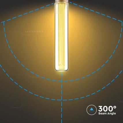 LED glödlampa FILAMENT T30 E27/2W/230V 1800K Art Edition