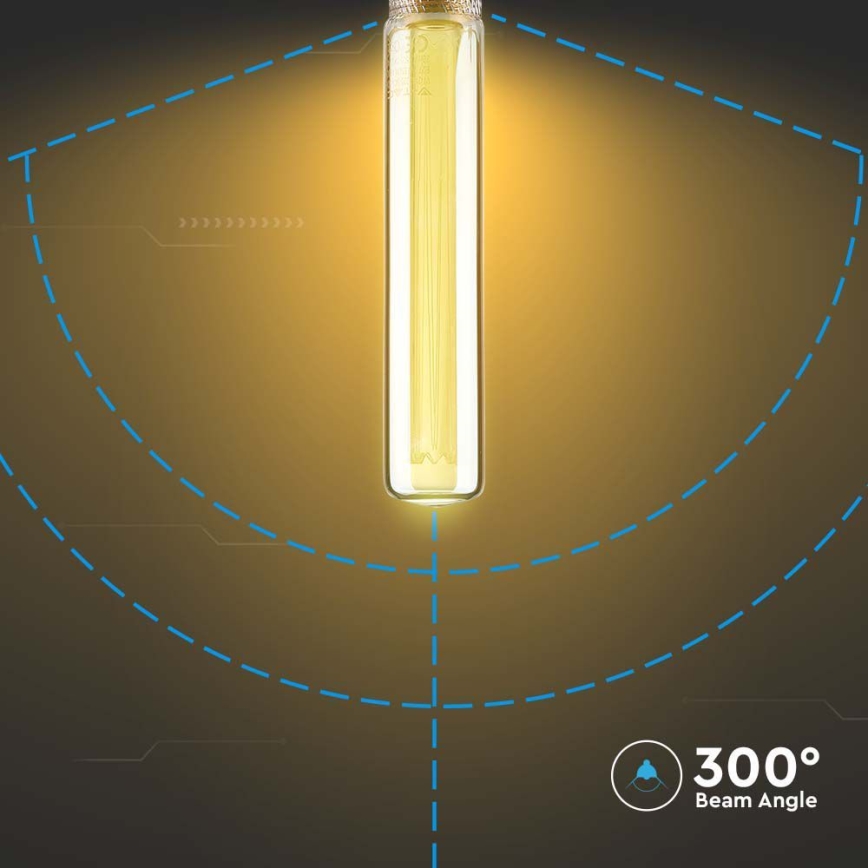 LED glödlampa FILAMENT T30 E27/2W/230V 1800K Art Edition