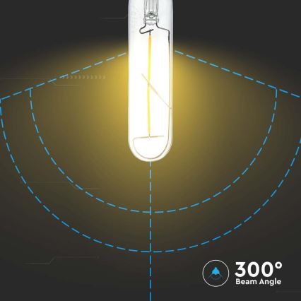 LED glödlampa FILAMENT T30 E27/2W/230V 3000K