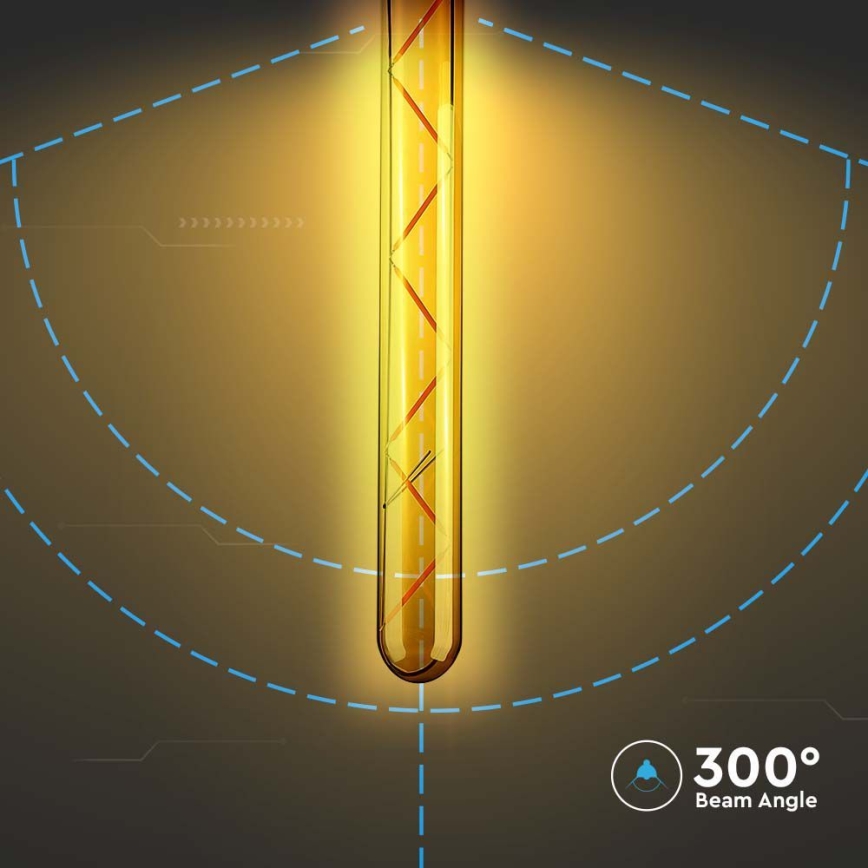 LED glödlampa FILAMENT T30 E27/7W/230V 2200K