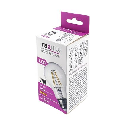 LED glödlampa FILAMENT VINTAGE A60 E27/7W/230V 2700K