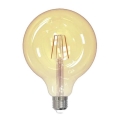 LED glödlampa FILAMENT VINTAGE G125 E27/4W/230V 2000K