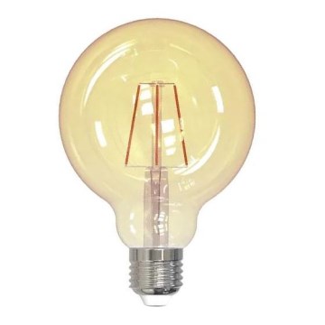 LED glödlampa FILAMENT VINTAGE G95 E27/4W/230V 2000K