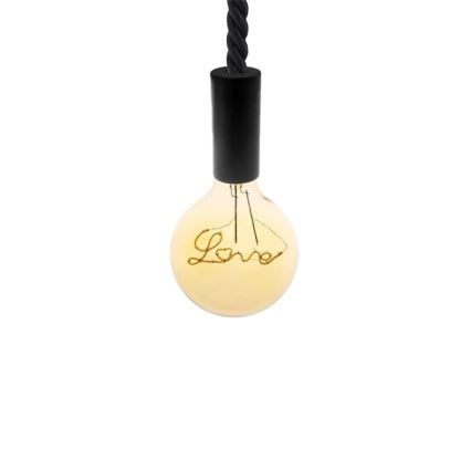 LED glödlampa FILAMENT VINTAGE LOVE G125 E27/2W/230V 2000K