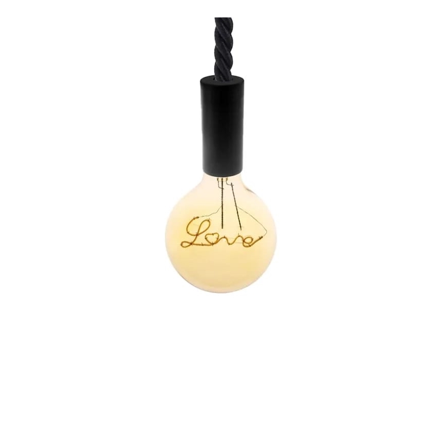 LED glödlampa FILAMENT VINTAGE LOVE G125 E27/2W/230V 2000K