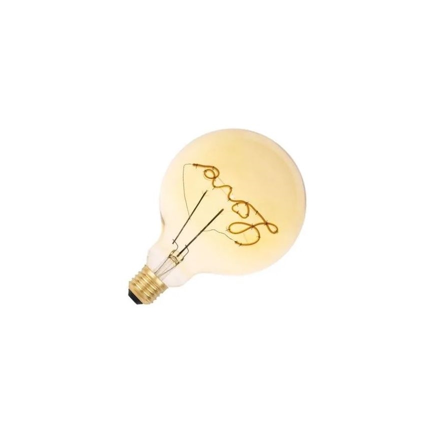 LED glödlampa FILAMENT VINTAGE LOVE G125 E27/2W/230V 2000K