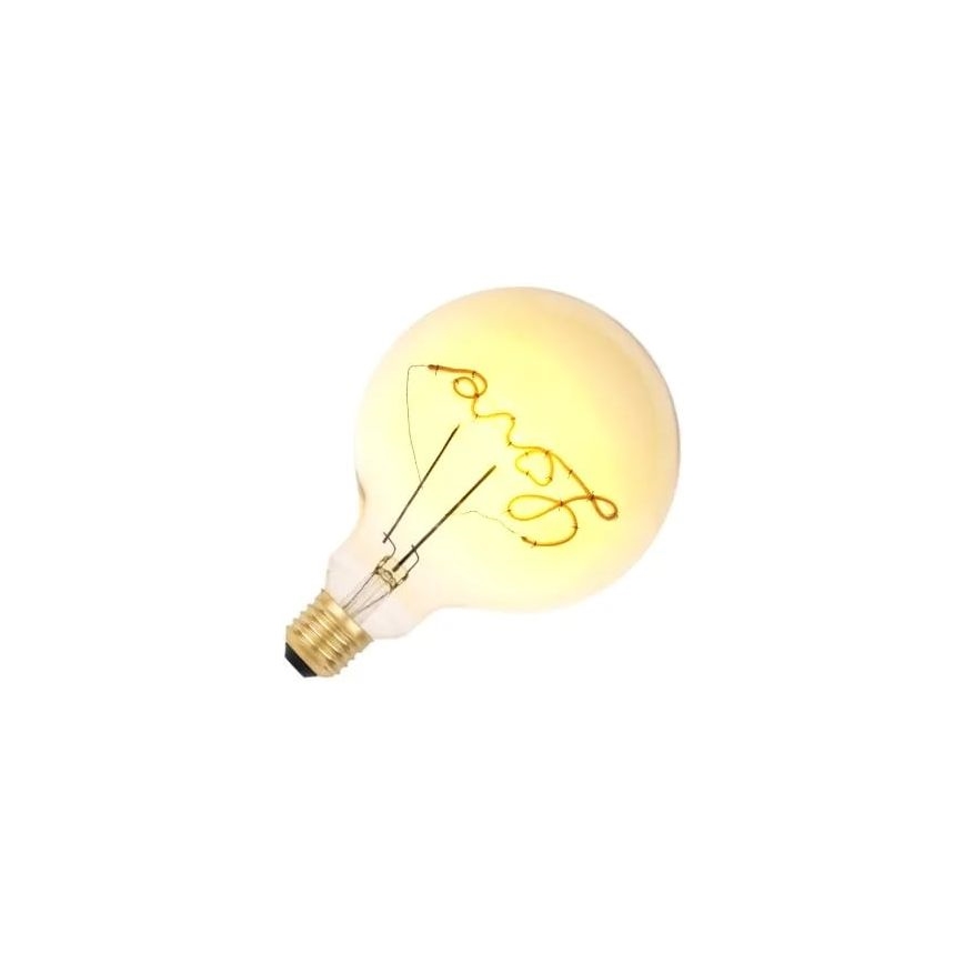 LED glödlampa FILAMENT VINTAGE LOVE G125 E27/2W/230V 2000K