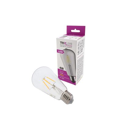 LED glödlampa FILAMENT VINTAGE ST64 E27/4W/230V 2700K