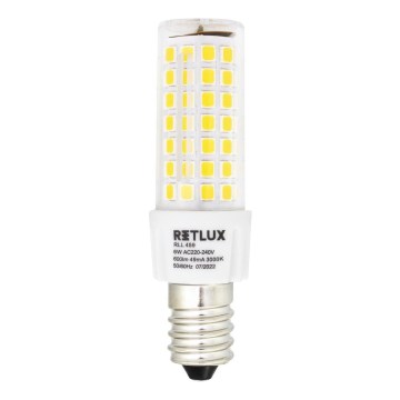 LED Glödlampa för köksfläkt E14/6W/230V 3000K
