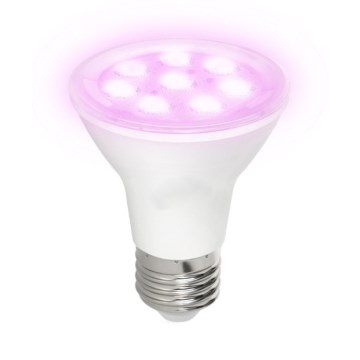 LED Glödlampa för växttillväxt PLANTY E27/7W/230V 1200K vit