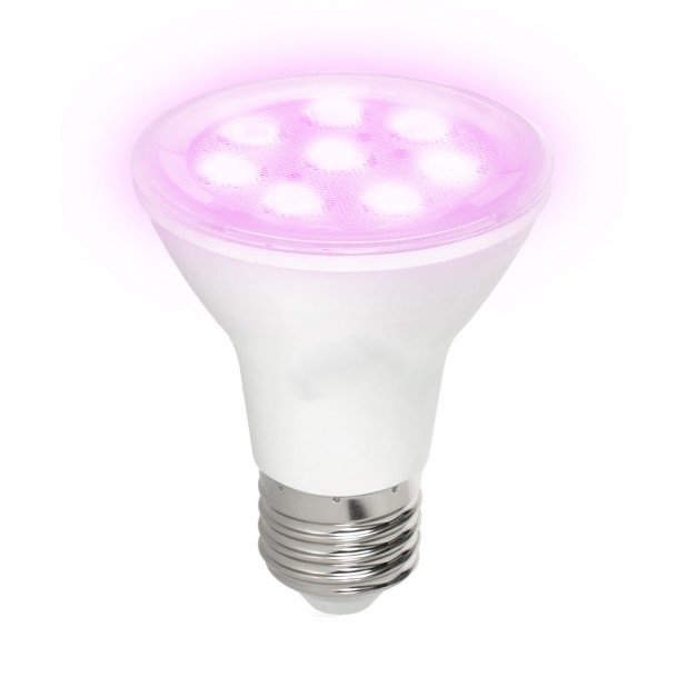 LED Glödlampa för växttillväxt PLANTY E27/7W/230V 1200K vit