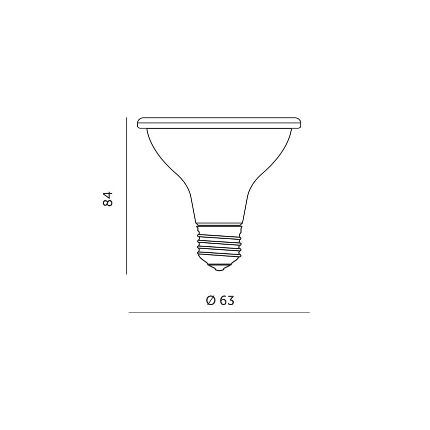 LED Glödlampa för växttillväxt PLANTY E27/7W/230V 1200K vit