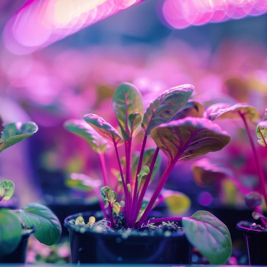 LED Glödlampa för växttillväxt PLANTY E27/9W/230V 1200K vit