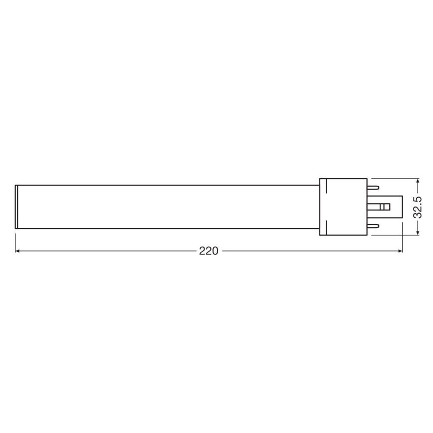 LED glödlampa G23/6W/230V 4000K - Osram