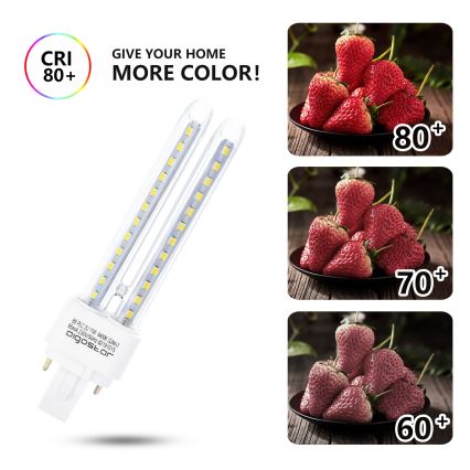 LED glödlampa G24D-3/11W/230V 6500K - Aigostar