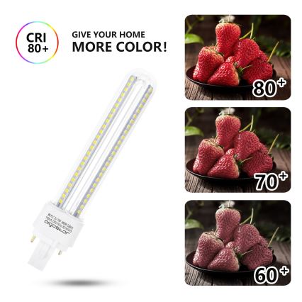 LED glödlampa G24D-3/15W/230V 6500K - Aigostar