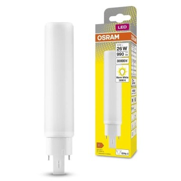 LED glödlampa G24q-3/10W/230V 3000K - Osram