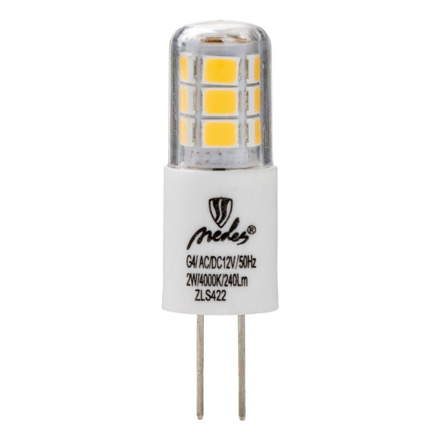 LED glödlampa G4/2W/12V 4000K