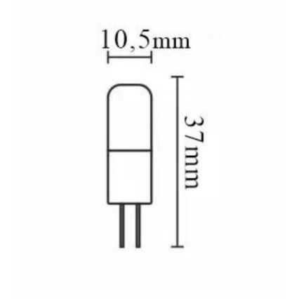 LED glödlampa G4/2W/12V 4000K