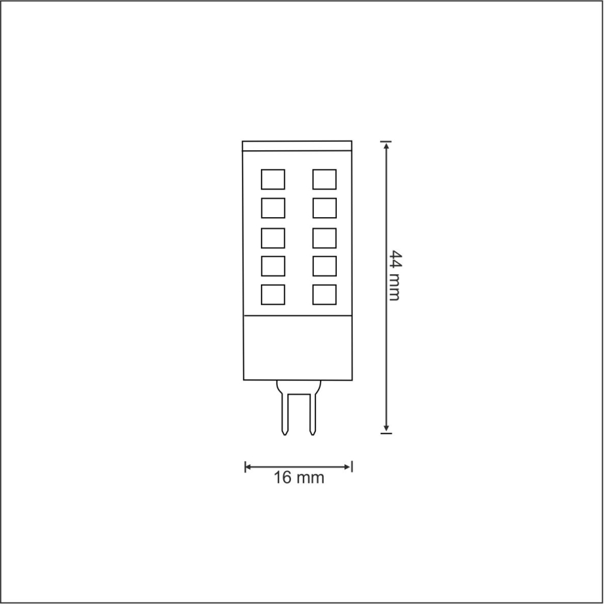 LED glödlampa  G4/3W/12V 3000K