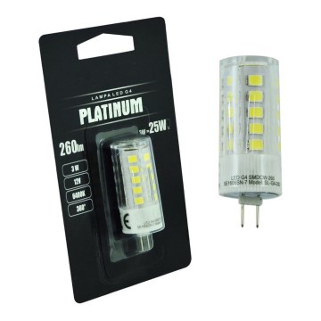 LED glödlampa  G4/3W/12V 6500K