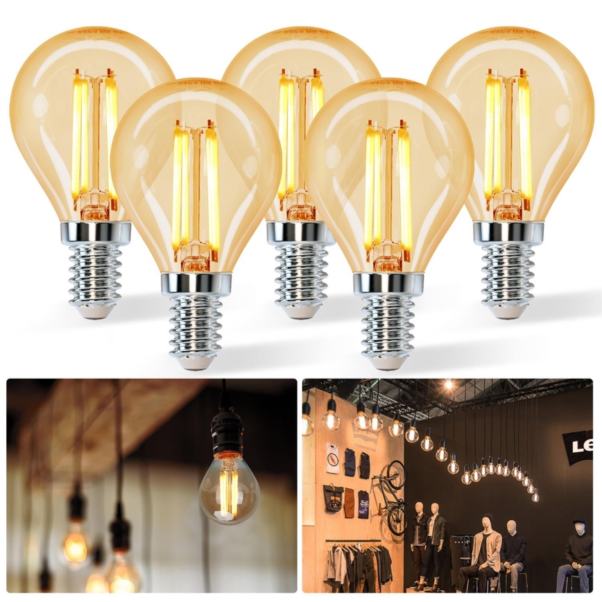 LED glödlampa G45 E14/4W/230V 2200K - Aigostar