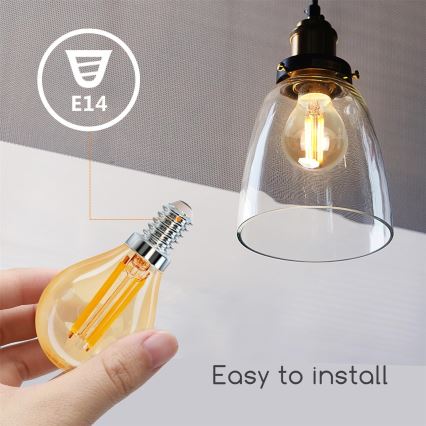 LED glödlampa G45 E14/4W/230V 2200K - Aigostar
