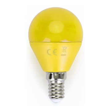 LED Glödlampa G45 E14/4W/230V gul - Aigostar