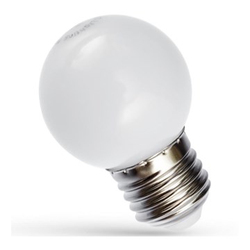 LED glödlampa G45 E27/1W/230V 6000K