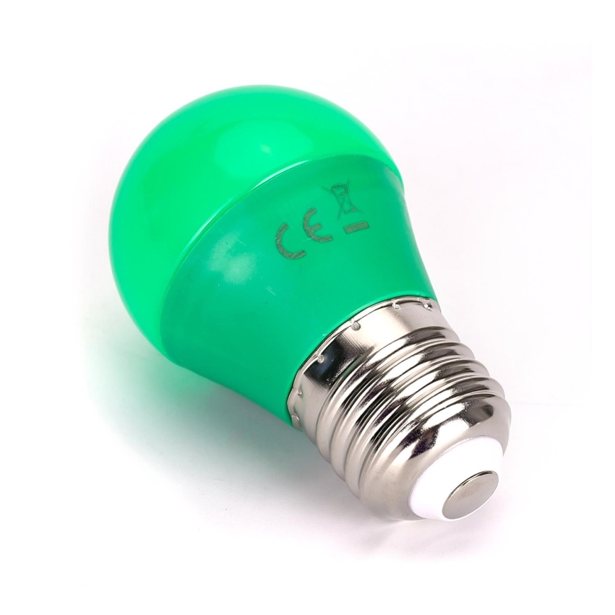 LED Glödlampa G45 E27/4W/230V grön- Aigostar