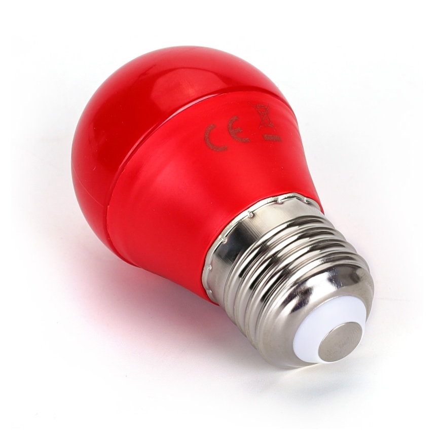 LED Glödlampa G45 E27/4W/230V röd- Aigostar