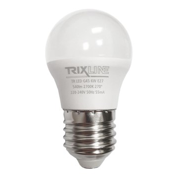 LED glödlampa G45 E27/6W/230V 2700K