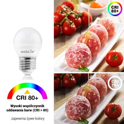 LED glödlampa G45 E27/8W/230V 4000K