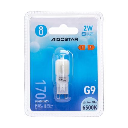 LED glödlampa G9/2W/230V 6500K - Aigostar