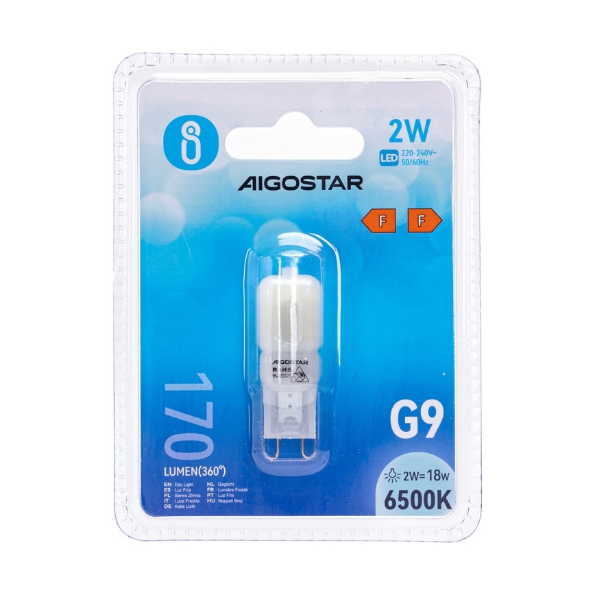 LED glödlampa G9/2W/230V 6500K - Aigostar