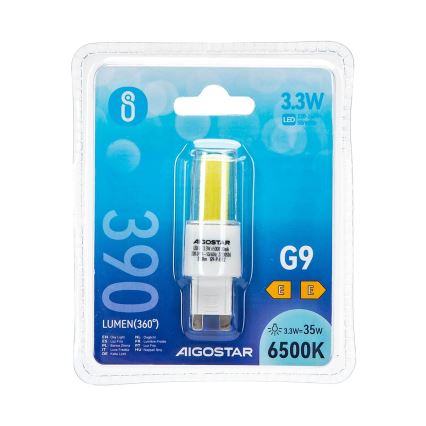 LED glödlampa G9/3,3W/230V 6500K - Aigostar