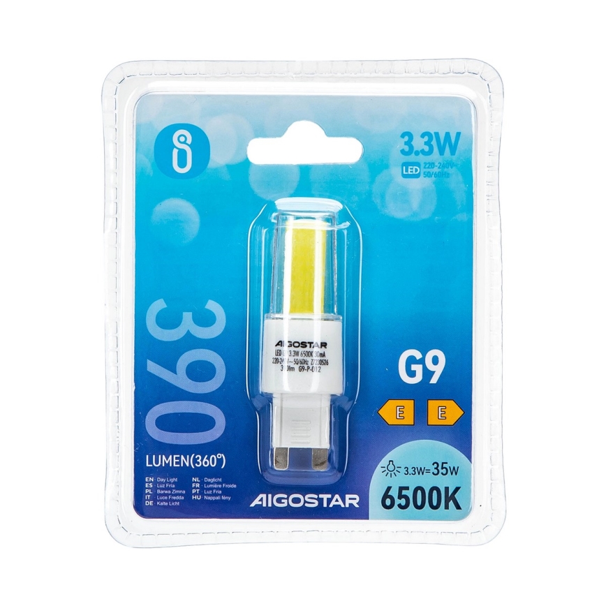 LED glödlampa G9/3,3W/230V 6500K - Aigostar