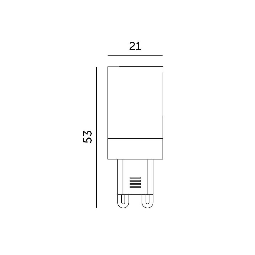 LED glödlampa G9/3W/230V 4000K 100°