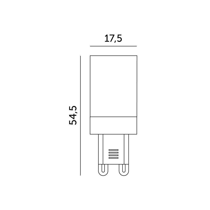 LED glödlampa G9/4W/230V 3000K