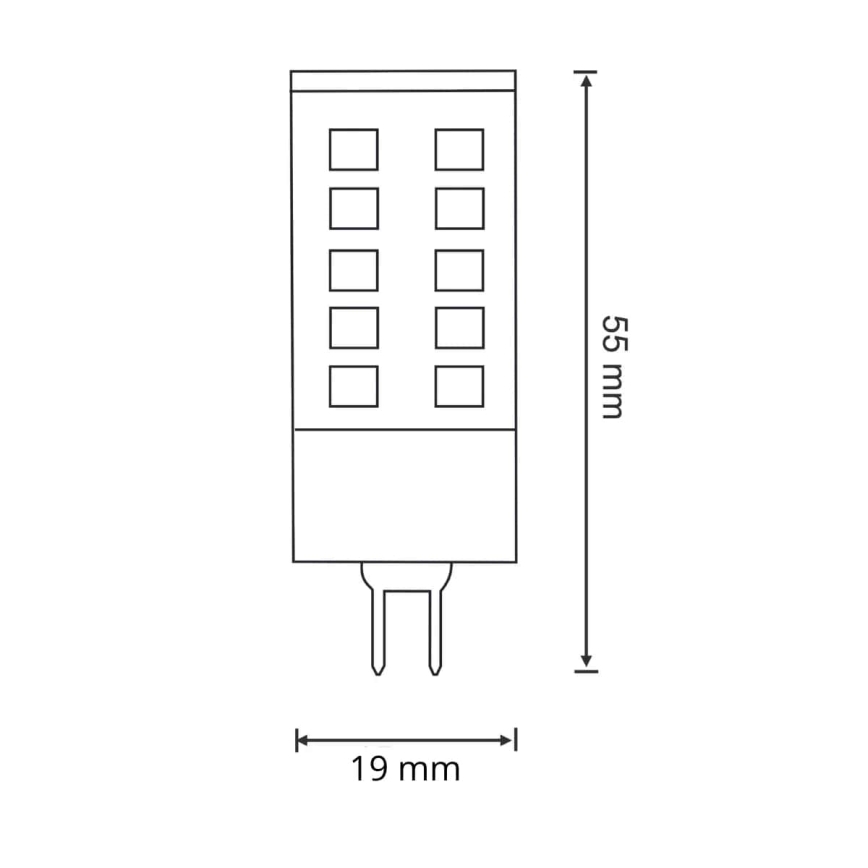 LED Glödlampa  G9/4W/230V 3000K
