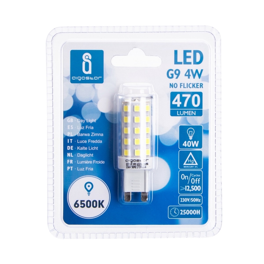 LED glödlampa G9/4W/230V 6500K - Aigostar