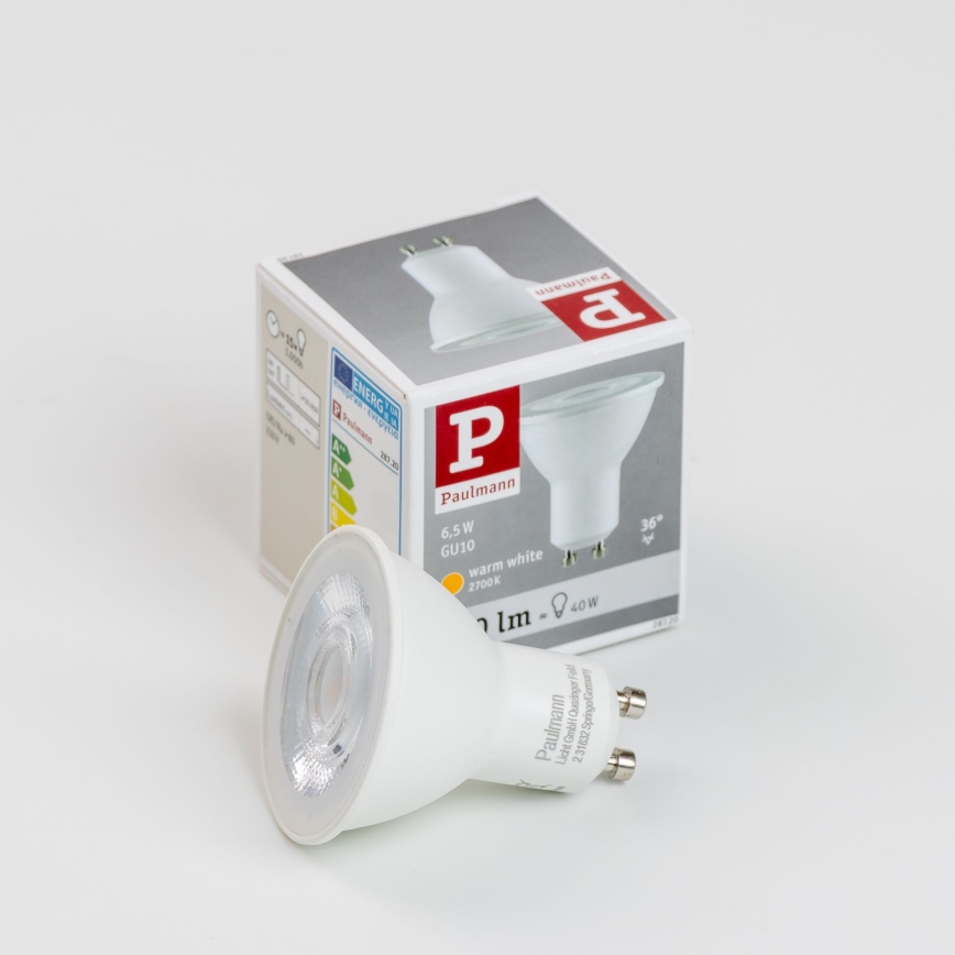 LED glödlampa GU10/6,5W/230V 2700K - Paulmann 28720