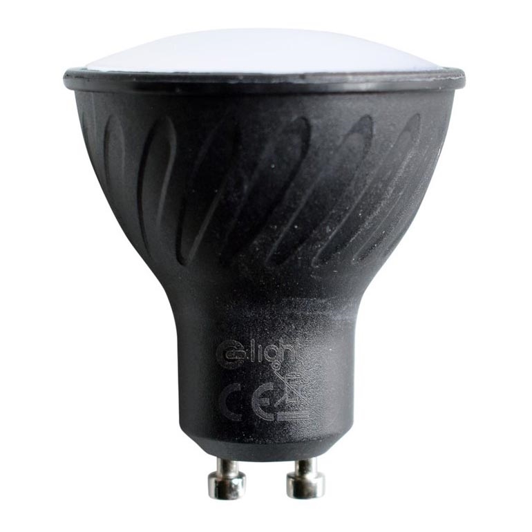 LED glödlampa GU10/6W/230V 3000K svart