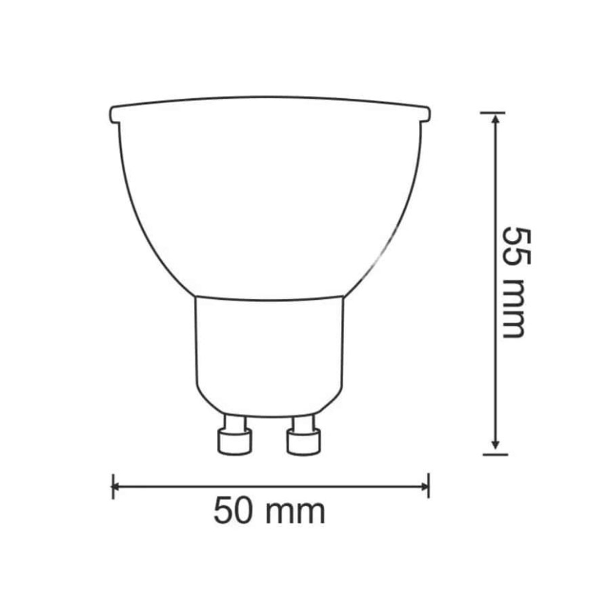 LED glödlampa GU10/7W/230V 3000K