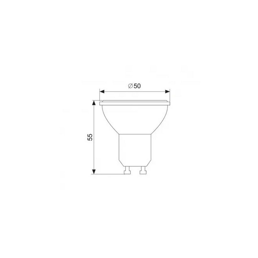 LED glödlampa GU10/7W/230V 6500K