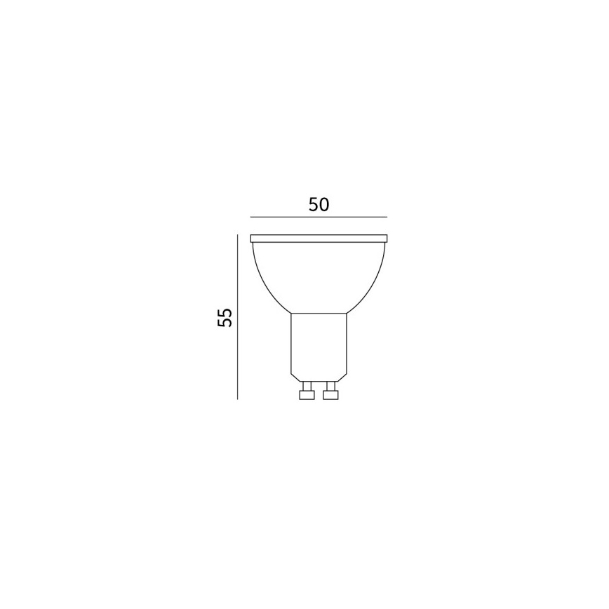 LED glödlampa GU10/8,5W/230V 3000K