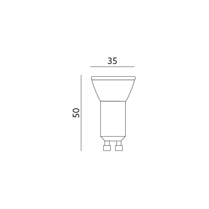 LED glödlampa  GU10-MR11/4W/230V 4000K