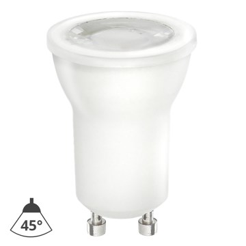 LED glödlampa GU10-MR11/4W/230V 6000K 45° vit