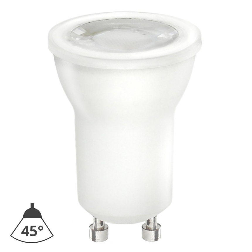 LED glödlampa GU10-MR11/4W/230V 6000K 45° vit
