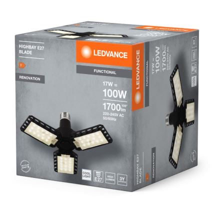 LED glödlampa HIGHBAY E27/17W/230V 4000K - Ledvance